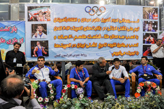 بازگشت تیم ملی کشتی فرنگي‌ به كشور